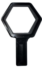Load image into Gallery viewer, 3D printed BBS RS center cap removal tool with a hexagonal design for easy installation and removal; a replacement for Part Number 09.23.576.