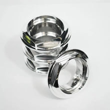 Load image into Gallery viewer, Chrome billet hex caps for BBS wheels, 72mm thread, part of floating logo conversion kit for RS, RS2, Super RS, RC models.