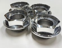 Load image into Gallery viewer, BBS RS Replacement Hex Caps: Full Height & Small Thread (58mm) (Set of 4)