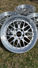 Load image into Gallery viewer, 17-inch BBS LM 276 wheel with diamond silver center, ideal for BMW models like E30 M3, featuring 2-piece aluminum construction.