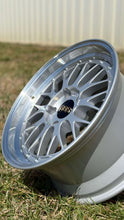 Load image into Gallery viewer, 17-inch BBS LM 276 wheel, diamond silver center, diamond-cut rim, 5x120 bolt pattern, E30 M3 fit, lightweight aluminum construction