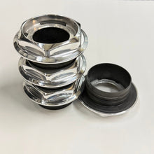 Load image into Gallery viewer, Genuine BBS RS 1/2 Height Hex Caps: Large Thread (72mm) (Set of 4)