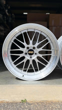 Load image into Gallery viewer, BBS LM460 wheel with diamond silver finish designed for G80/G82 M3, M4, and G87 M2, featuring a double staggered fit and 5x112 PCD.