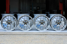 Load image into Gallery viewer, Set of four BBS RG-R 18-inch diamond black wheels for BMW models, featuring lightweight die-forged aluminum design.