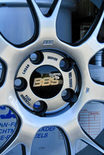 Load image into Gallery viewer, Close-up of BBS LM-R wheel, silver with black accents, 5x112 bolt pattern, designed for G8X M fitment, part number LM358.