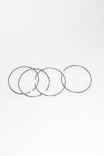 Load image into Gallery viewer, Set of four stainless steel retaining ring clips for BBS wheels, used parts 58mm and 72mm available, secure hex caps to waffles