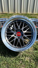 Load image into Gallery viewer, 19-inch BBS LM227 brushed finish wheel with 5x120 bolt pattern, featuring a 3-piece design for enhanced style and performance.