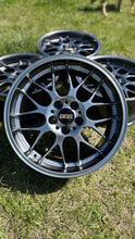 Load image into Gallery viewer, 18-inch BBS RG-R diamond black wheels for BMW, lightweight die-forged aluminum with 5x120 bolt pattern, ideal for E30 M3, E36.