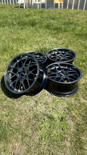Load image into Gallery viewer, 18-inch BBS RG-R wheels in diamond black finish, suitable for BMW E30 M3, E36, E34, E24, lightweight die-forged aluminum design.