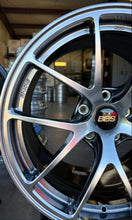 Load image into Gallery viewer, 18-inch BBS RI-A wheel in diamond black for BMW M3 fitment, showcasing concave design and forged monoblock construction.