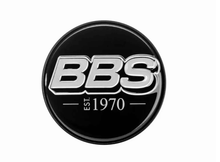 Load image into Gallery viewer, BBS Genuine 2D Logo Caps: 70mm (5 Tab) - Ehrlich Wheel Works