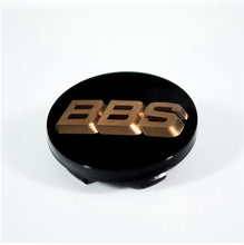 Load image into Gallery viewer, Close-up of a BBS floating logo in a bronze finish, ideal for large-thread BBS wheels conversion kit.