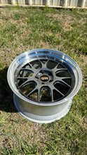 Load image into Gallery viewer, 20” BBS LM-R wheel in diamond black and silver finish, designed for F8X M fitment, shown outdoors.
