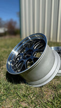 Load image into Gallery viewer, 20-inch BBS LM-R wheel in diamond black with diamond-cut rim, designed for F8X M fitment, placed on grass.