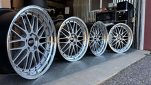 Load image into Gallery viewer, Set of refinished 20-inch BBS LM225/226 wheels in silver, compatible with BMW models, including M5 and M3 series, featuring a 5x120 bolt pattern.