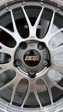 Load image into Gallery viewer, 19-inch BBS LM434 wheel, diamond black and silver, 5x120 PCD, designed for F8X M fitment, 2-piece aluminum construction.