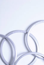 Load image into Gallery viewer, Genuine BBS PFS rings set for wheels, showing multiple sizes suitable for BBS wheel PFS system, outer diameter 82mm, grey color.