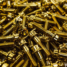 Load image into Gallery viewer, Gold Bolts: M7x31mm - Ehrlich Wheel Works
