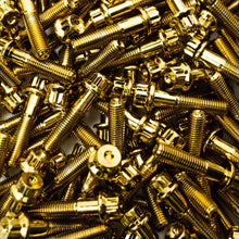 Load image into Gallery viewer, Gold Bolts: M7x31mm - Ehrlich Wheel Works