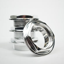 Load image into Gallery viewer, BBS RS Replacement Hex Caps: 1/3 Height, Large Thread (72mm) - Special Edition (4 & 5 Tab) - Ehrlich Wheel Works