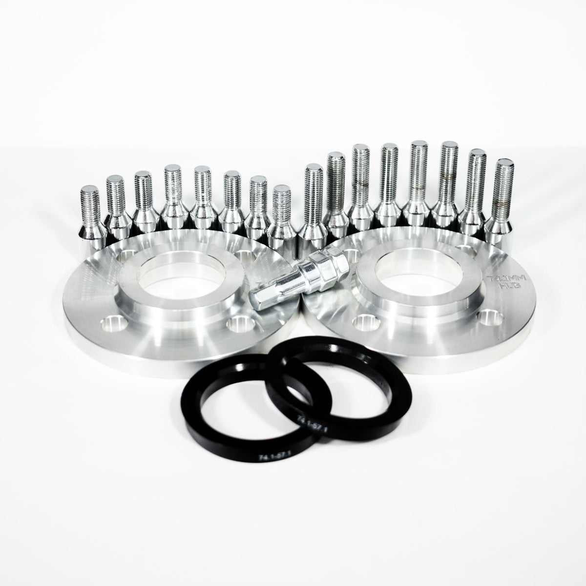 You.S 4x Centering Rings Z19 – 76.0mm To 74.1mm – For BMW, Alutec, Anzio, Rial Wheels