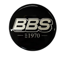 Load image into Gallery viewer, Genuine BBS 3D and 2D Logo Caps: 70mm (5 Tab)
