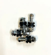 Load image into Gallery viewer, Steel Low Profile, 11.3mm Bolt in Valve Stems (Set of 4)
