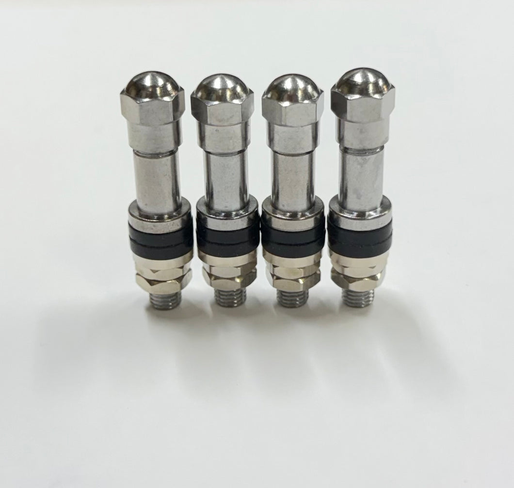Chrome Bolt In Valve Stems (5.5mm) (Set of 4)
