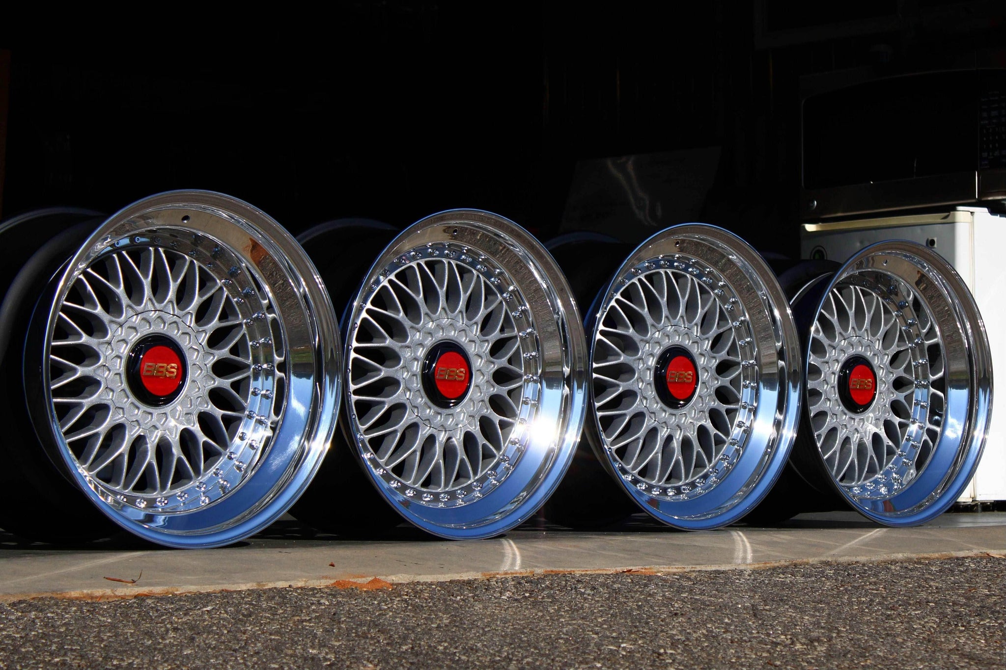 BBS RC090 (Style 5) 3-Piece, Double Stepped - 18