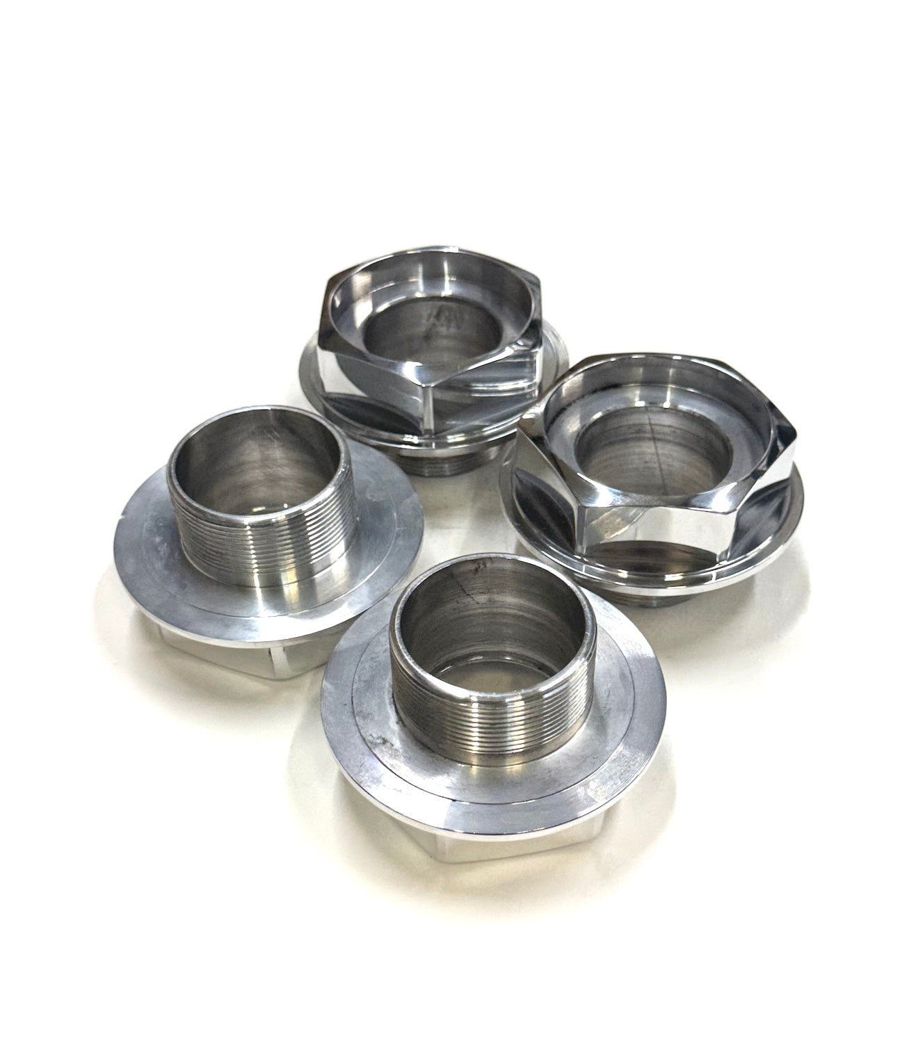 BBS RS Replacement Hex Caps: Full Height & Small Thread (58mm