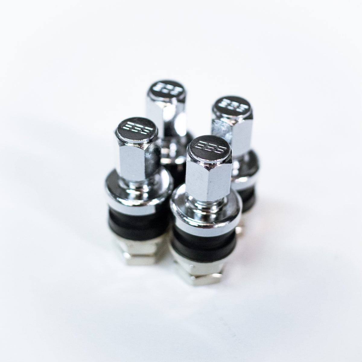 Genuine BBS Embossed Valve Stem - 11.3mm (Short) Steel (Polished) (Set ...