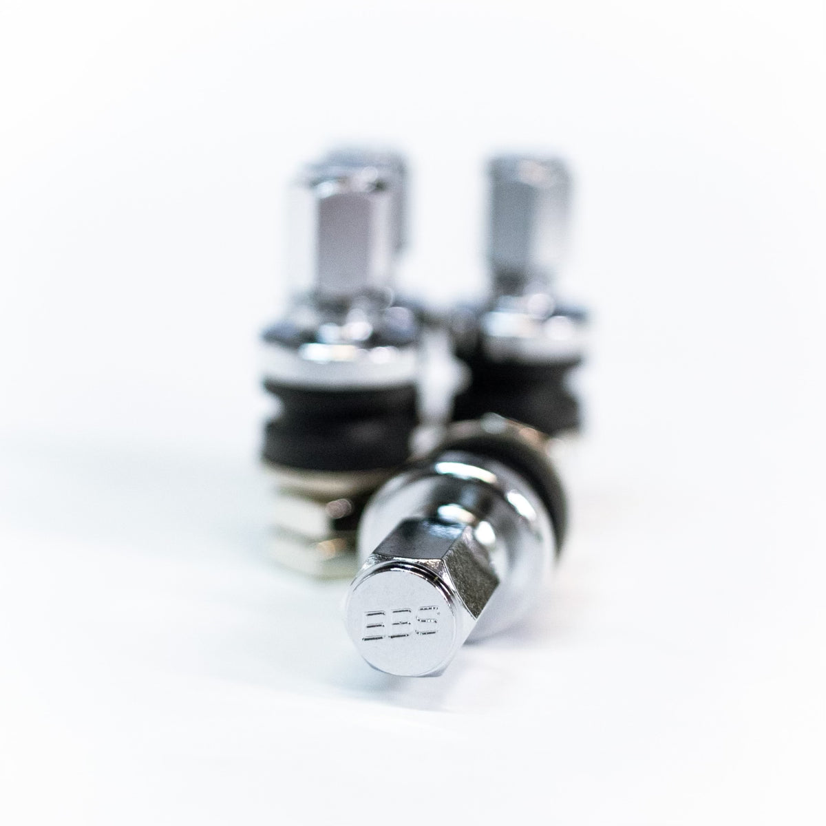 Genuine BBS Embossed Valve Stem - 11.3mm (Short) Steel (Polished) (Set ...