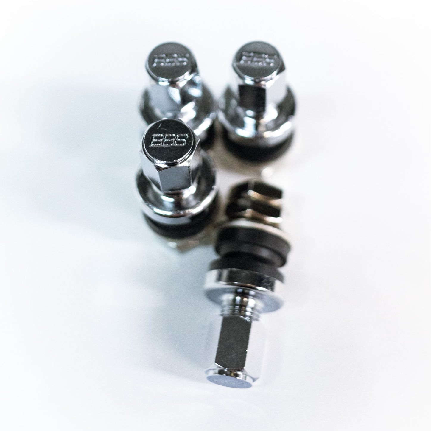 Genuine BBS Embossed Valve Stem - 11.3mm (Short) Steel (Polished