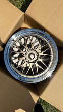 Load image into Gallery viewer, 20/21&quot; BBS LM471 wheel in box, two-piece forged, 5x130 bolt pattern, ideal for Porsche 992, enhances performance and handling.
