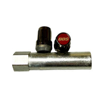 Load image into Gallery viewer, BBS Racing Lug Nut Kit - Black / Red (20 pc.)
