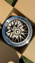 Load image into Gallery viewer, BBS LM471/474 20-inch alloy wheel for Porsche 992, 5x130 bolt pattern, in box, lightweight two-piece forged design, enhances performance
