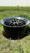Load image into Gallery viewer, BBS LM471 / 474 wheel for Porsche 992, 20/21 inch, 5x130 bolt pattern, two-piece forged construction, black and silver design.
