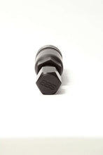 Load image into Gallery viewer, Black BBS valve stem for wheels, set of 4, 11.3mm diameter with black cap, part 56.15.017, durable aluminum.
