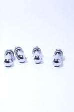 Load image into Gallery viewer, Set of 4 chrome bolt-in valve stems for 5.5mm wheels
