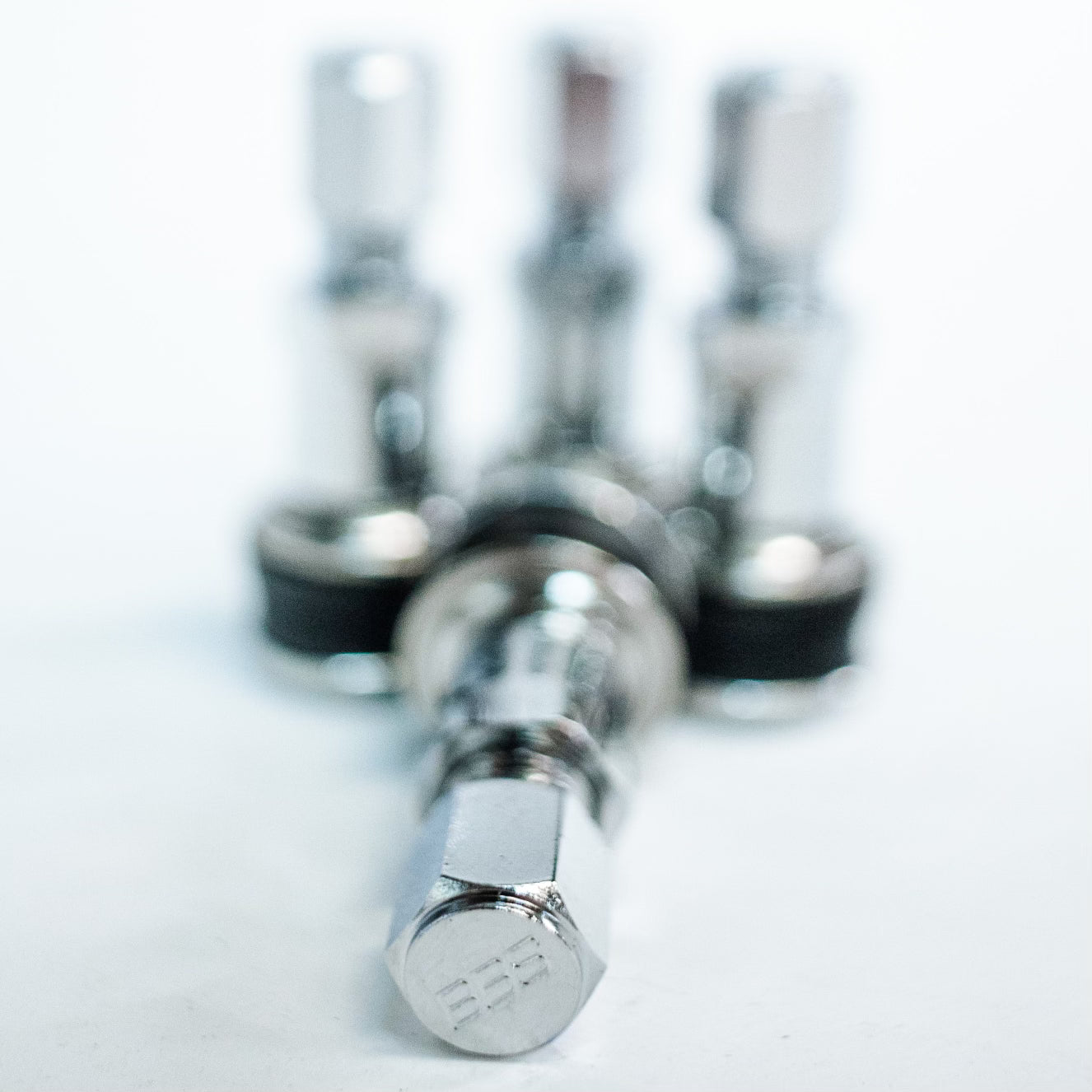 Genuine BBS Embossed Valve Stem - 11.3mm Steel (Polished) (Set of