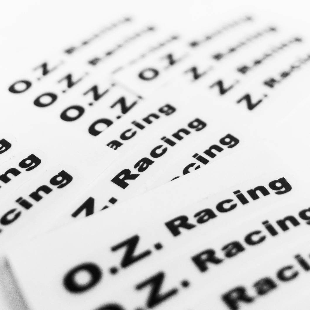OZ RACING stickers